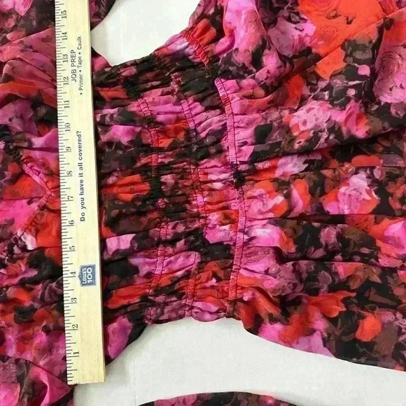 Steve Madden Dress Women's Small Fit & Flare Laine Chiffon Floral Print - Picture 12 of 15